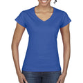 Royal - Lifestyle - Gildan Ladies Soft Style Short Sleeve V-Neck T-Shirt