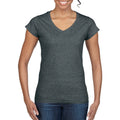 Dark Heather - Lifestyle - Gildan Ladies Soft Style Short Sleeve V-Neck T-Shirt