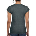 Dark Heather - Pack Shot - Gildan Ladies Soft Style Short Sleeve V-Neck T-Shirt