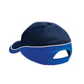 French Navy-Bright Royal Blue-White - Back - Beechfield Teamwear Competition Cap