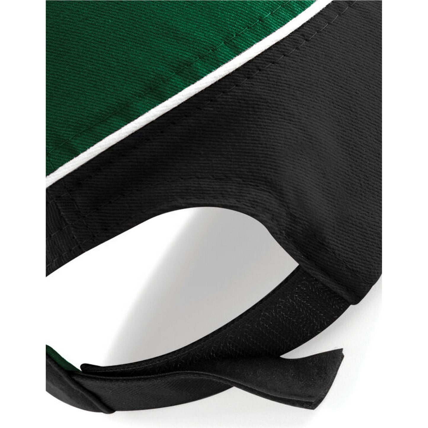 Bottle-Black-White - Side - Beechfield Teamwear Competition Cap