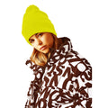 Fluorescent Yellow - Back - Beechfield Snowstar Thermal Beanie