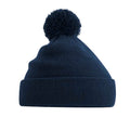 French Navy - Back - Beechfield Snowstar Thermal Beanie