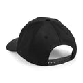 Black - Side - Beechfield Urbanwear 6 Panel Snapback Cap