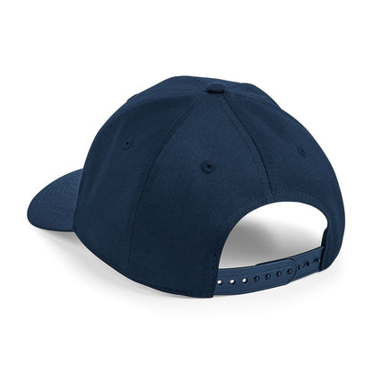 Navy - Back - Beechfield Urbanwear 6 Panel Snapback Cap