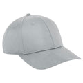 Light Grey - Front - Beechfield Urbanwear 6 Panel Snapback Cap