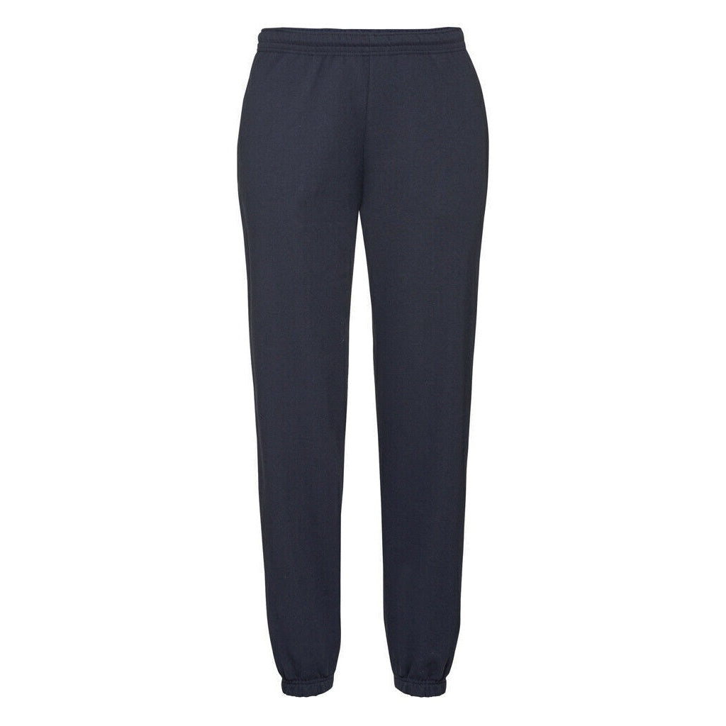 Deep Navy - Front - Fruit of the Loom Mens Jogging Bottoms