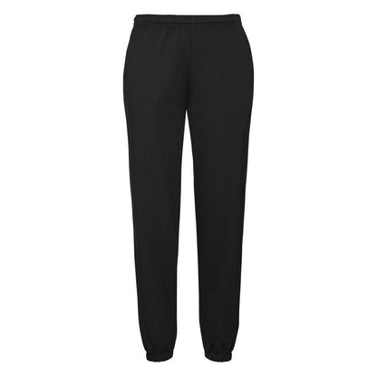 Black - Front - Fruit of the Loom Mens Jogging Bottoms
