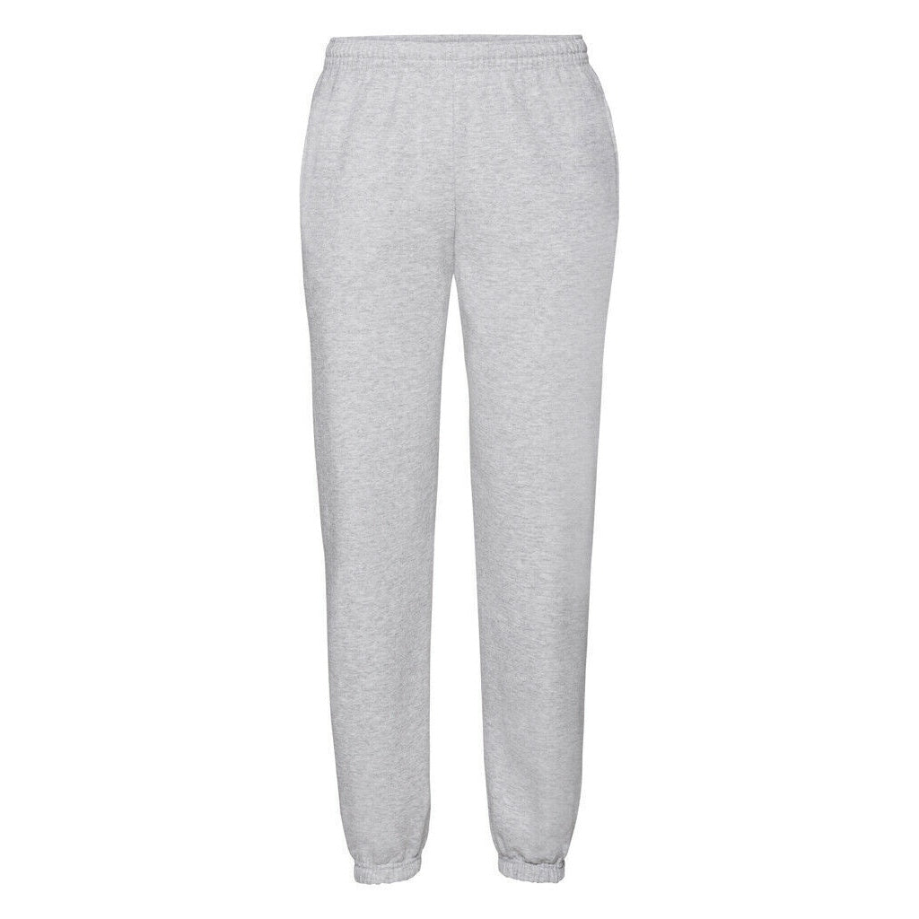 Heather Grey - Front - Fruit of the Loom Mens Jogging Bottoms