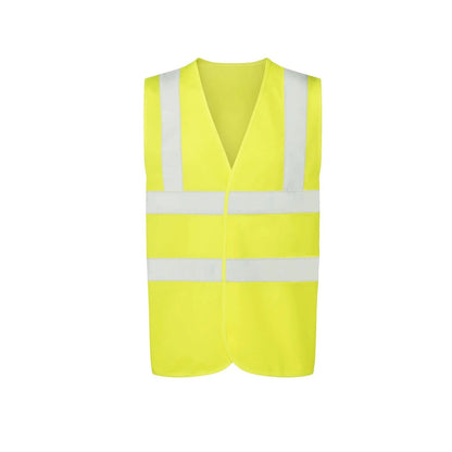 Yellow - Front - Ultimate Clothing Collection Unisex UCC4 Adult Hi-Vis Vest