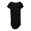 Black - Back - Mantis Womens-Ladies Loose Fit T-Shirt Dress