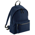 Navy Blue - Front - Bagbase Recycled Backpack