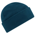 Petrol - Front - Beechfield Fleece Recycled Beanie