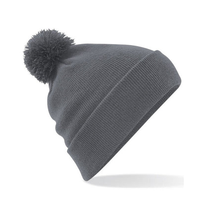 Graphite Grey - Front - Beechfield Original Pom Pom Beanie