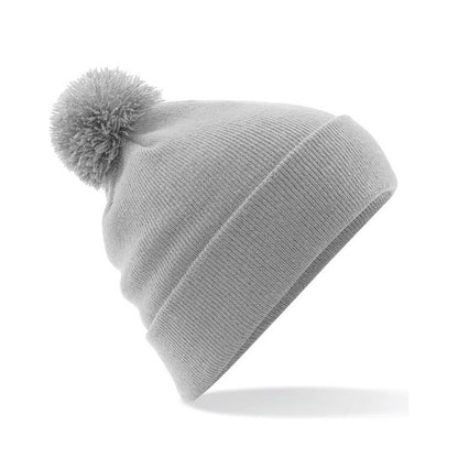 Light Grey - Front - Beechfield Original Pom Pom Beanie