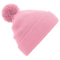 Dusky Pink - Front - Beechfield Original Pom Pom Beanie