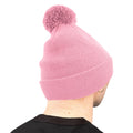 Dusky Pink - Back - Beechfield Original Pom Pom Beanie