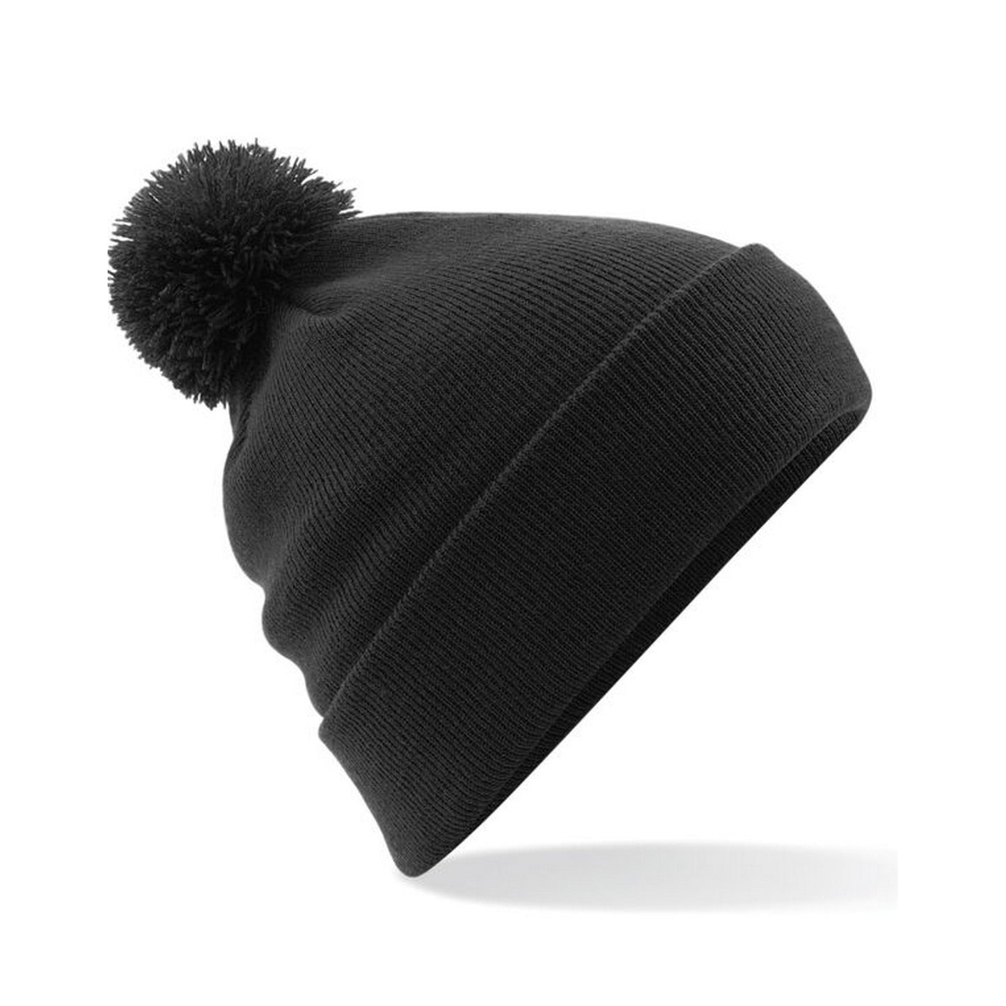 Black - Front - Beechfield Original Pom Pom Beanie