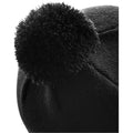 Black - Back - Beechfield Original Pom Pom Beanie