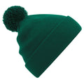 Bottle Green - Front - Beechfield Original Pom Pom Beanie