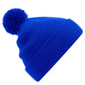 Bright Royal Blue - Front - Beechfield Childrens-Kids Original Pom Pom Beanie