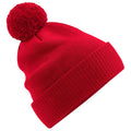 Classic Red - Front - Beechfield Snowstar Organic Cotton Beanie