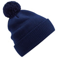 Oxford Navy - Front - Beechfield Snowstar Organic Cotton Beanie