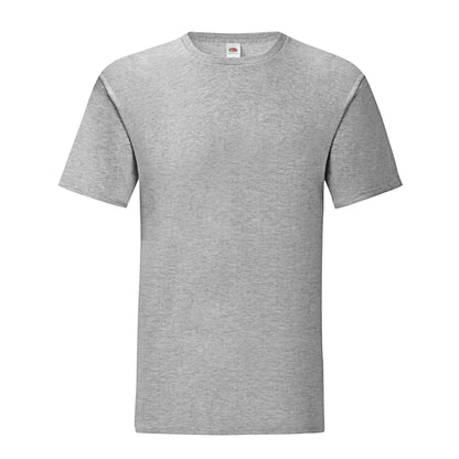 Athletic Heather Grey - Front - Fruit of the Loom Mens Iconic T-Shirt