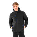 Black-Royal Blue - Back - Result Genuine Recycled Mens Compass Padded Winter Jacket