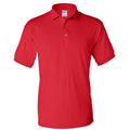 Red - Front - Gildan Adult DryBlend Jersey Short Sleeve Polo Shirt
