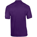 Purple - Back - Gildan Adult DryBlend Jersey Short Sleeve Polo Shirt