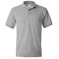 Sport Grey - Front - Gildan Adult DryBlend Jersey Short Sleeve Polo Shirt