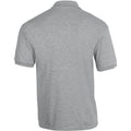 Sport Grey - Back - Gildan Adult DryBlend Jersey Short Sleeve Polo Shirt