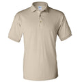 Sand - Front - Gildan Adult DryBlend Jersey Short Sleeve Polo Shirt