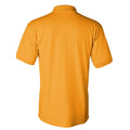 Gold - Back - Gildan Adult DryBlend Jersey Short Sleeve Polo Shirt