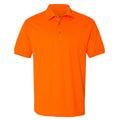White - Lifestyle - Gildan Adult DryBlend Jersey Short Sleeve Polo Shirt