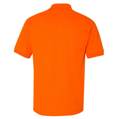 White - Pack Shot - Gildan Adult DryBlend Jersey Short Sleeve Polo Shirt
