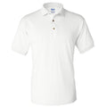 White - Front - Gildan Adult DryBlend Jersey Short Sleeve Polo Shirt