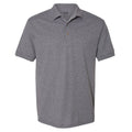 Graphite Heather - Front - Gildan Adult DryBlend Jersey Short Sleeve Polo Shirt