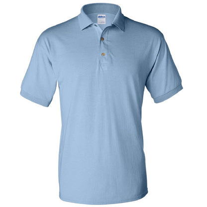 Black - Lifestyle - Gildan Adult DryBlend Jersey Short Sleeve Polo Shirt