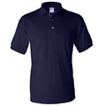 Navy - Front - Gildan Adult DryBlend Jersey Short Sleeve Polo Shirt