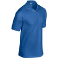 Royal - Side - Gildan Adult DryBlend Jersey Short Sleeve Polo Shirt