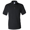 Black - Front - Gildan Adult DryBlend Jersey Short Sleeve Polo Shirt