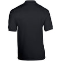 Black - Back - Gildan Adult DryBlend Jersey Short Sleeve Polo Shirt