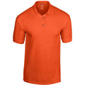 Orange - Front - Gildan Adult DryBlend Jersey Short Sleeve Polo Shirt