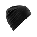 Black - Front - Beechfield Merino Wool Beanie