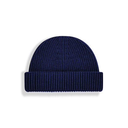Oxford Navy - Side - Beechfield Harbour Beanie
