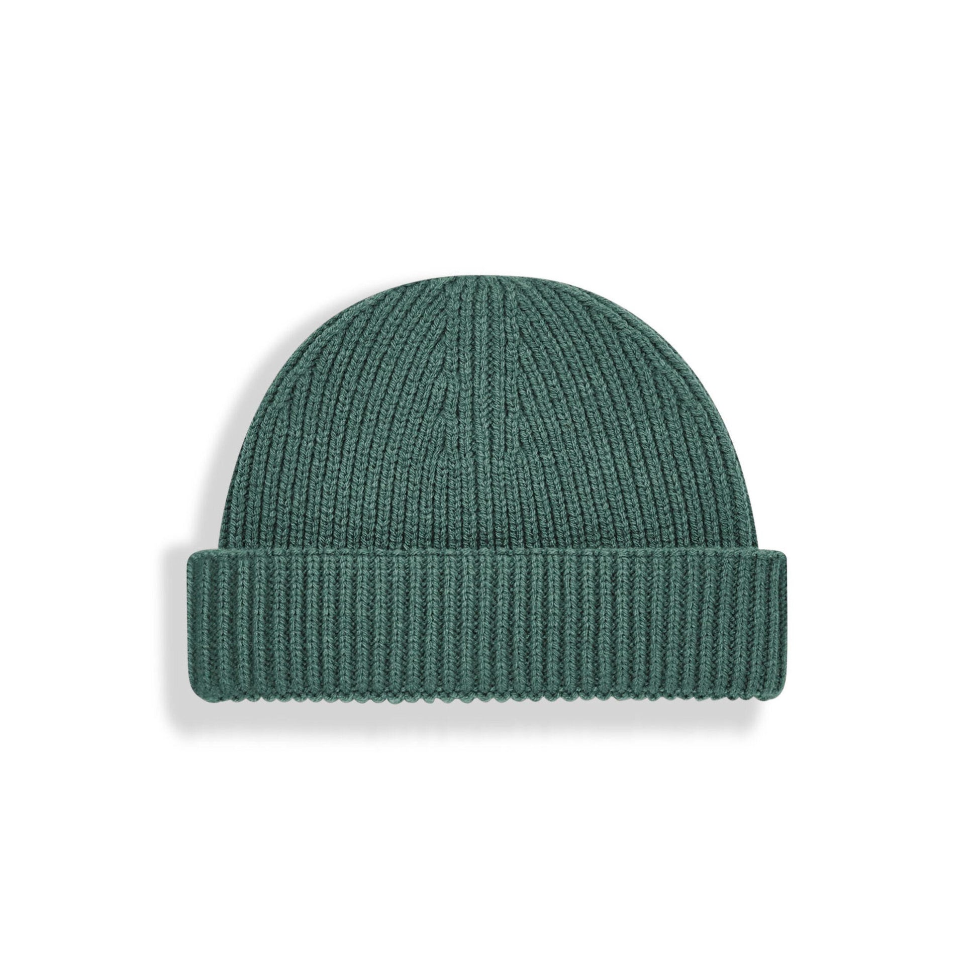 Marine Green - Side - Beechfield Harbour Beanie