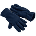 French Navy - Front - Beechfield Recycled Fleece Gloves