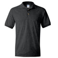 Dark Heather - Front - Gildan Adult DryBlend Jersey Short Sleeve Polo Shirt